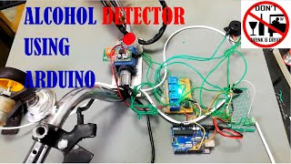 arduino project- alcohol detection device - MQ3 sensor
