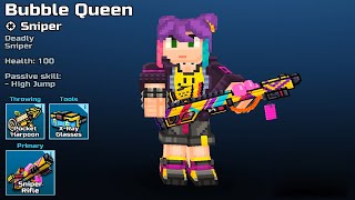 Bubble Queen HERO in MODE Pixel Star Champions in Pixel Gun 3D GAME by AGT screenshot 4
