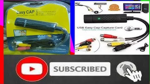 Easycap setup। easycap USB audio video capture device connect with smart phone.