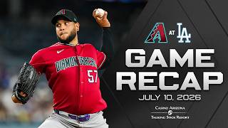 D-backs vs. Dodgers Game Highlights (7/10/26) | MLB Highlights | Arizona Diamondbacks