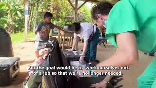 Floating Doctors providing medical care to remote Panama villages