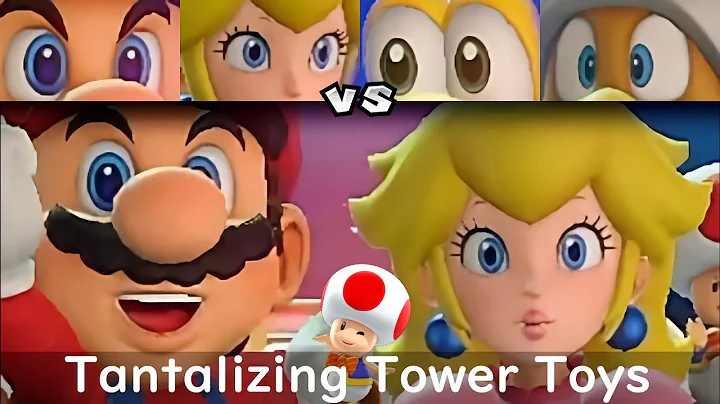 Super Mario Party Mario and Peach vs Koopa Troopa and Hammer Bro #127 Tantalizing Tower Toys