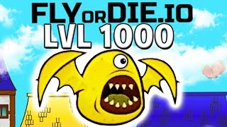 STRONGEST ANIMAL MUTATION IN SPACE MAX LEVEL - FlyOrDie.IO