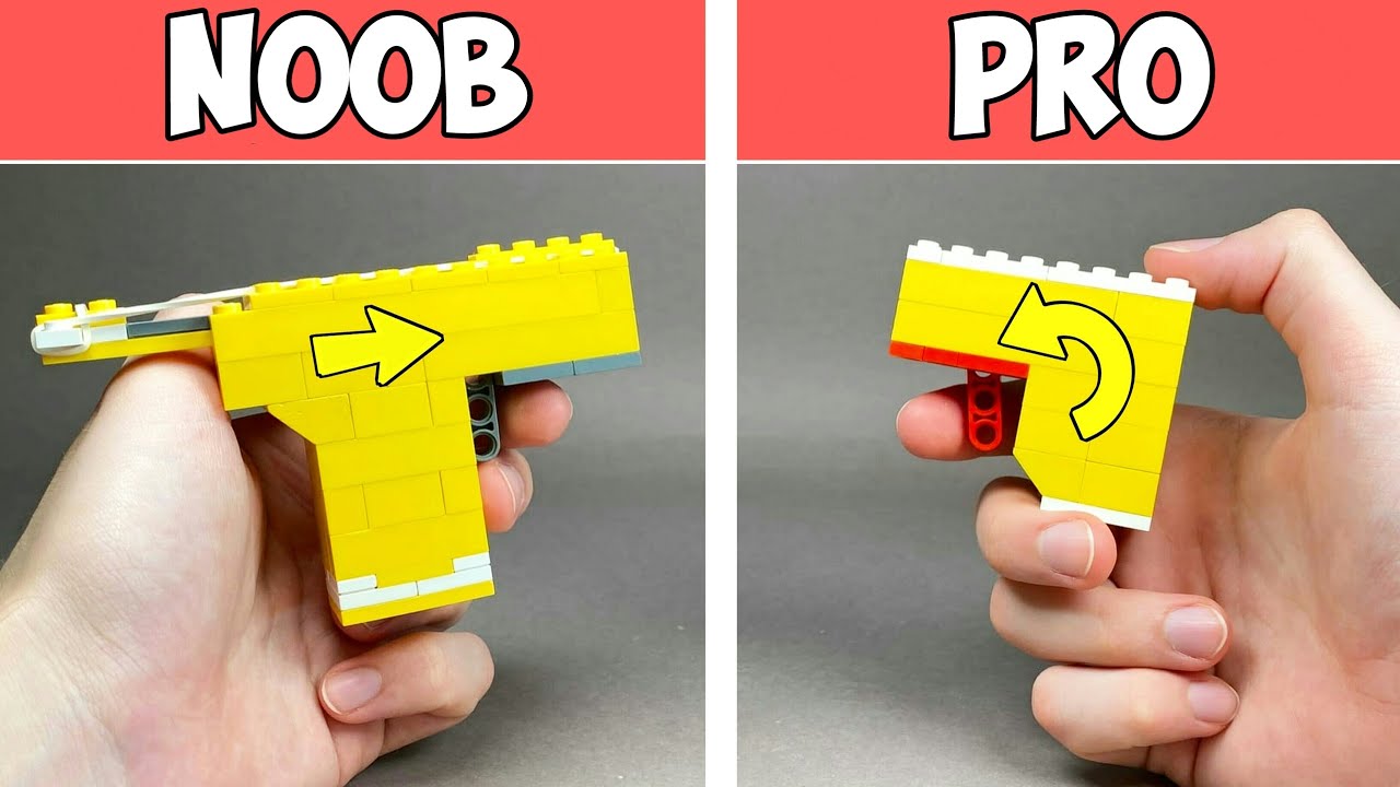 How to make a Lego Pistol / Easy Tutorial - YouTube