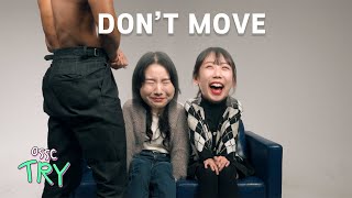 Korean Girls Try Not To Move Challenge | 𝙊𝙎𝙎𝘾