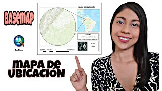 Mapa de ubicación con basemap en arcgis 2020