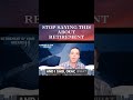 Stop Saying This About Retirement