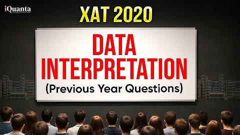 XAT 2020 DI PYQ Solutions | Complete Past Year Paper Discussion | iQuanta