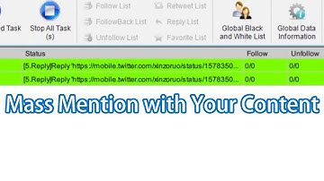 How to mass mention with your content on Twitter?