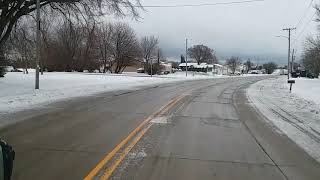 Driving on Hwy 21 Main St. (Omro, WI)