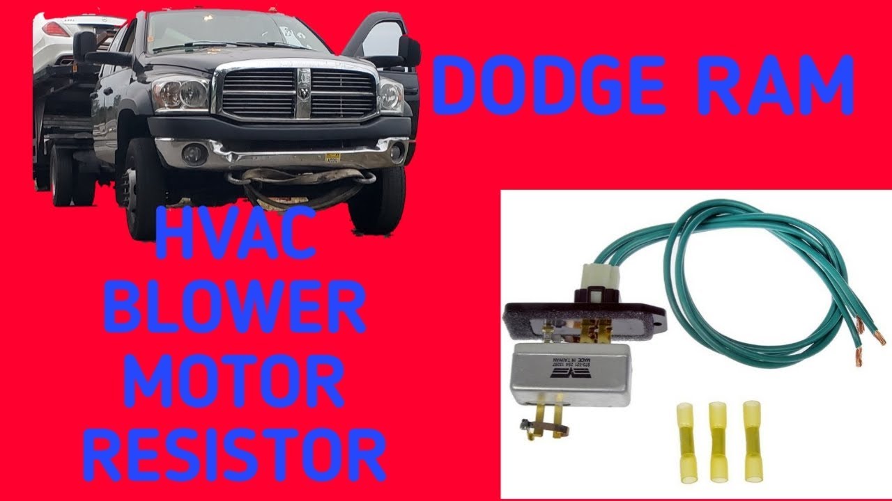2000 Dodge Ram Blower Motor Resistor Location