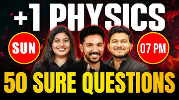 Plus One Physics Christmas Exam | 50 Sure Questions | Exam Winner