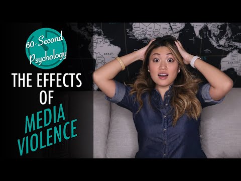 ⏰ 60-Second Psychology: The Effects of MEDIA VIOLENCE📱‼️