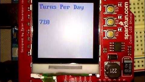 Arduino LCD Shield w/ rotary encoder