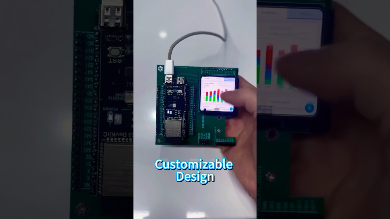 Custom display with MCU and UI software from NoseDisplay 