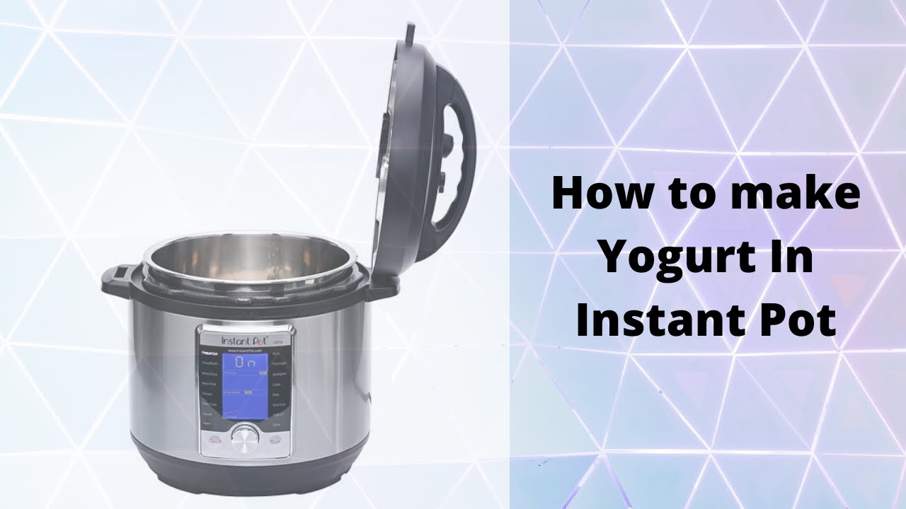 Instant pot ultra yogurt recipe hotsell