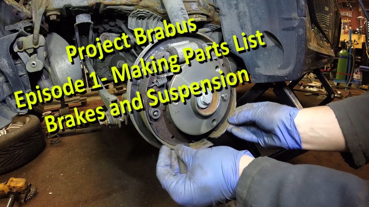 Smart ForTwo 451 Diagnosing Rear Brake and Suspension Issues Project Brabus Ep01 YouTube