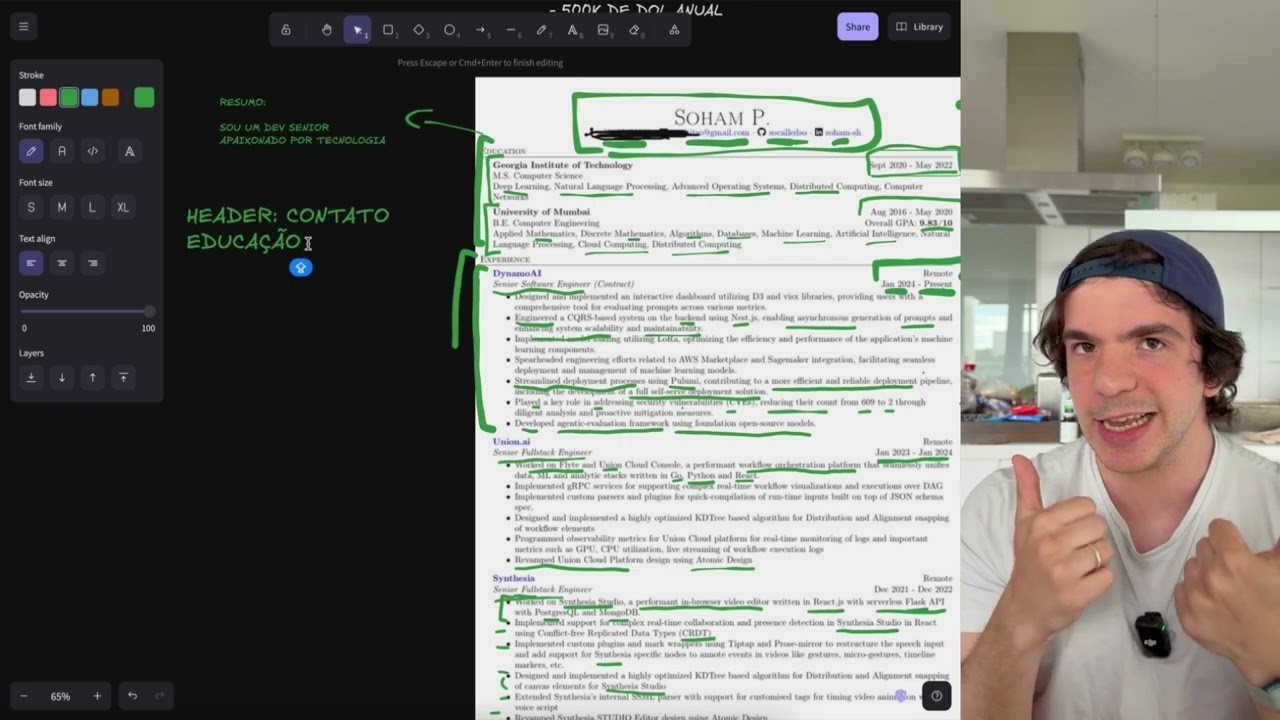 O currículo ABSURDO do DEV com 5 empregos REMOTOS