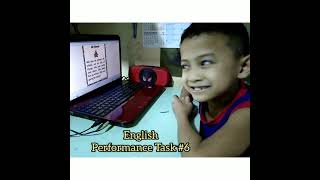 At School (Josh Performance Task in English)