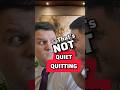 Quiet Quitting but Make It LOUD (According to My Kid) #shorts #funny #comedy