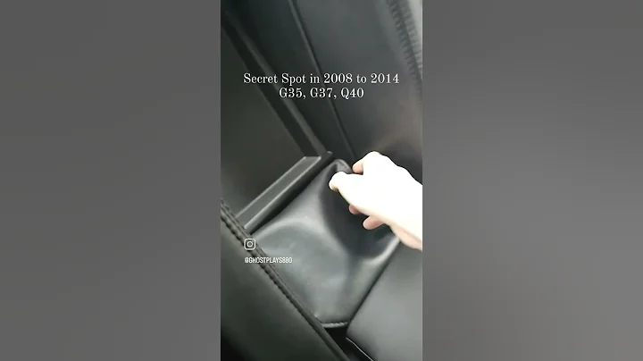 Secret Spot in G37 Sedans #infiniti #car #cars #sportscar #automobile #nissanjapan #duet