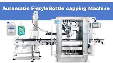 ZONESUN Automatic Servo Jerry Can Tracking Capping Machine