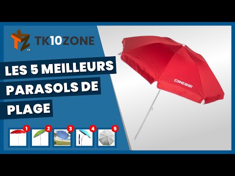 Les 5 meilleurs parasols de plage