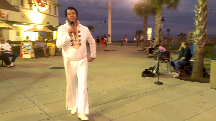 Teresa B Records Elvis in Myrtle Beach, Boardwalk