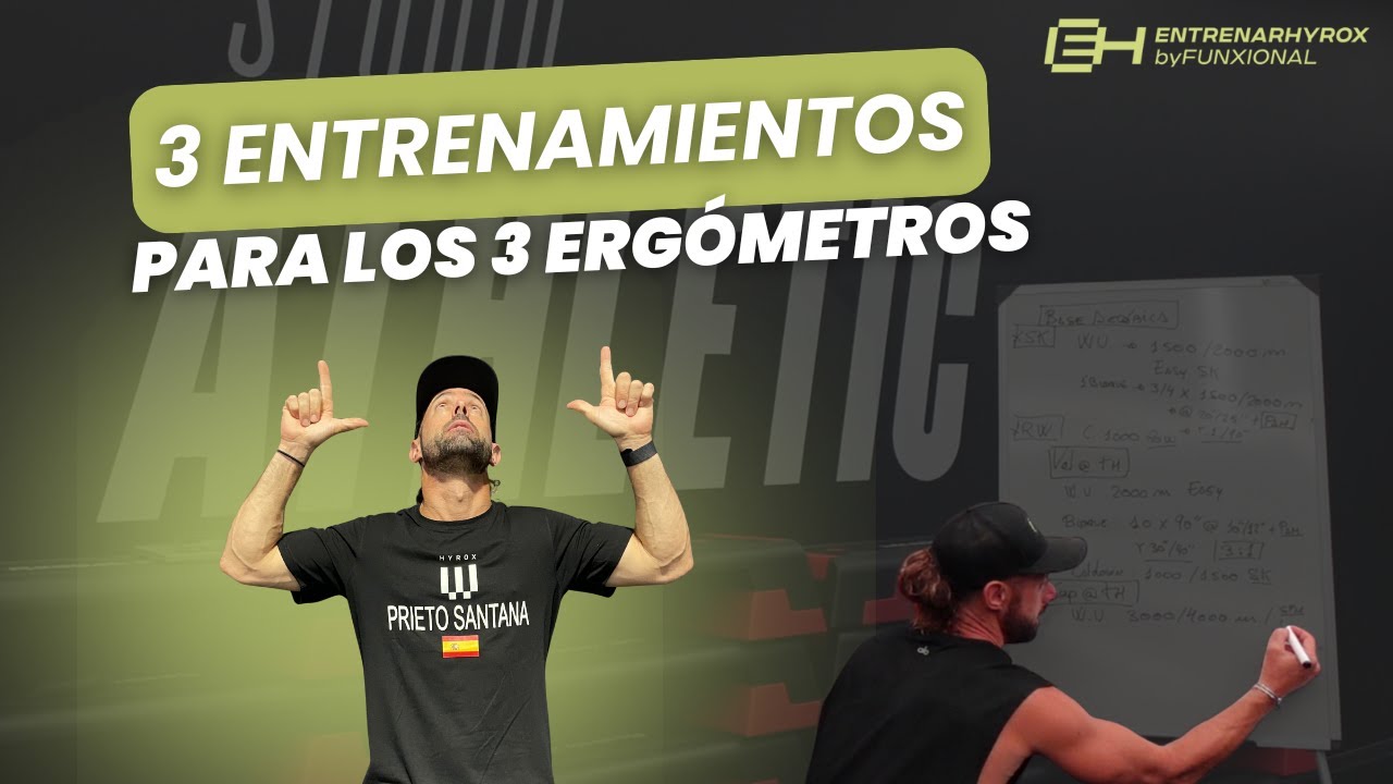 Los 3 MEJORES entrenamientos de ergómetros para arrasar en HYROX