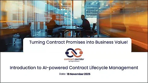Introduction to AI - powered Contract Lifecycle Management