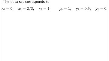 ch2 2: polynomial interpolation, Lagrange form. Wen Shen