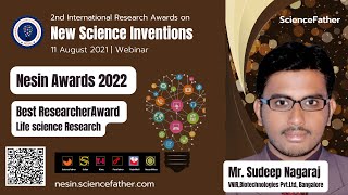 Mr. Sudeep Nagaraj, Indian Veterinary Research Institute, India |Best Researcher Award