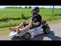 Riding The World's Smallest Gas Powered Go Kart