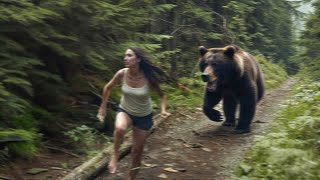 Woman Tries to Run Away From Grizzly, Instantly Regrets It