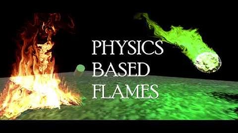 Physics Based Flames - demo reel