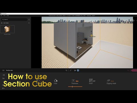 twinmotion section cube not working