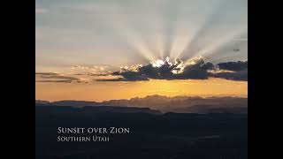 Zion Sunset - Southern Utah