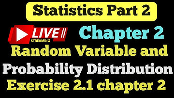 STD -12 Statistics [ Part 2 ] Random Variable Probability Distribution Ex. 2.1 Video4 @StudyPointPro
