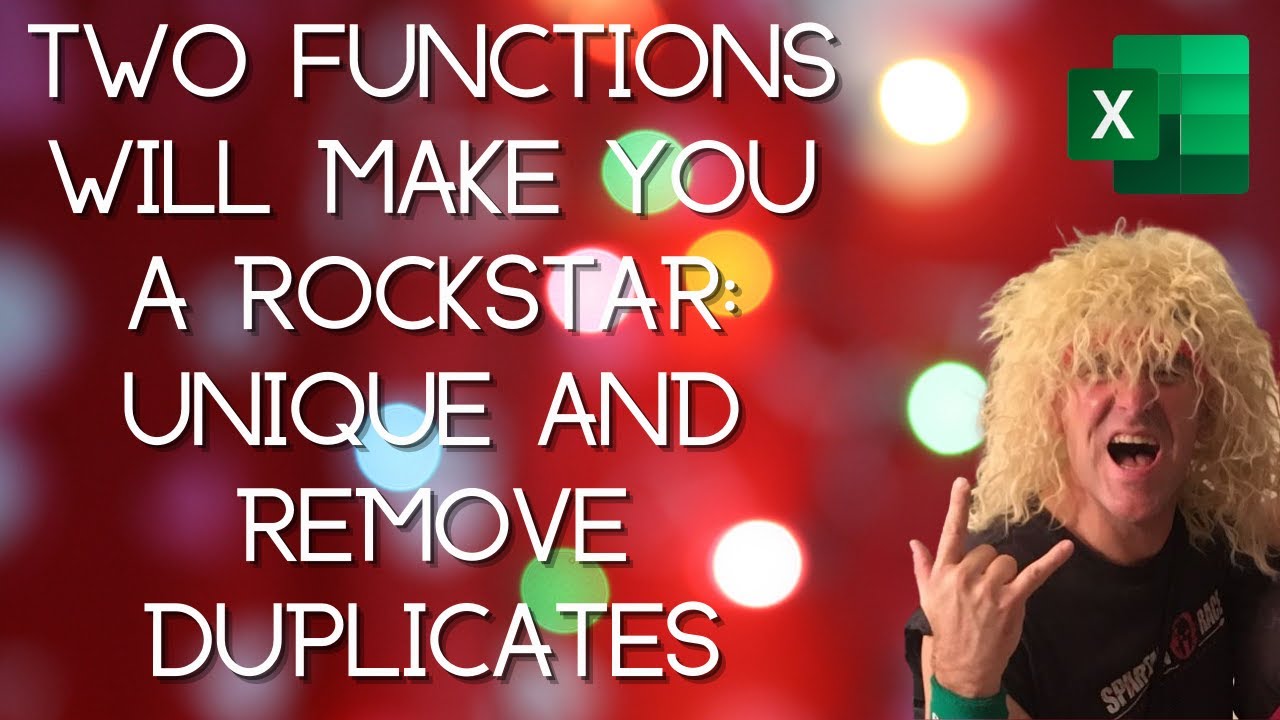 Two Ways To Get Unique Values From A List YouTube