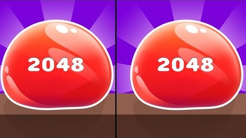 Jelly 2048 : Puzzle Merge games Max levels ( NOOB VS PRO VS HACKER VS GOOD )