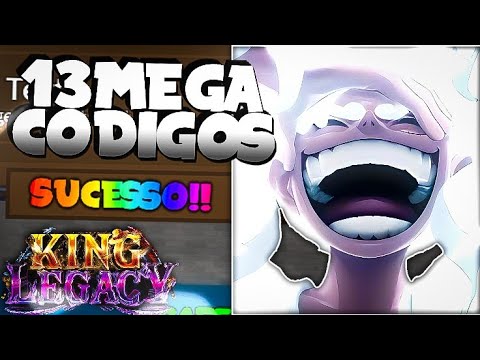 SAIU 13 MEGA CÓDIGOS *FUNCIONANDO* NO KING LEGACY