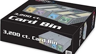 BCW 3,200 Ct. Card Bin REVIEW