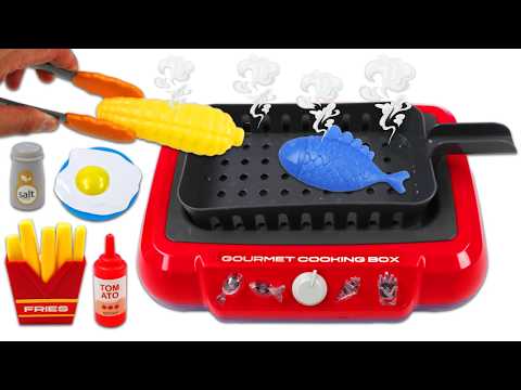 Toy Cooking ASMR 🍽️ Color Changing Magic Food Fryer Unboxing!