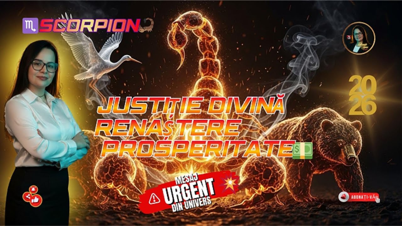♏SCORPION🦂 2026 sosește cu Justiție Divină, Despărțirea de Trecut și Renaștere Totală ✨