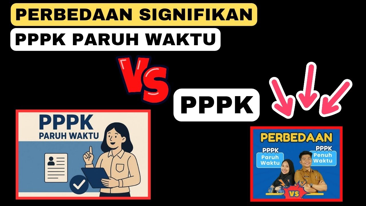 Perbedaan PPPK dengan PPPK Paruh Waktu || Masa Kerja - Gaji Pokok - Tunjangan