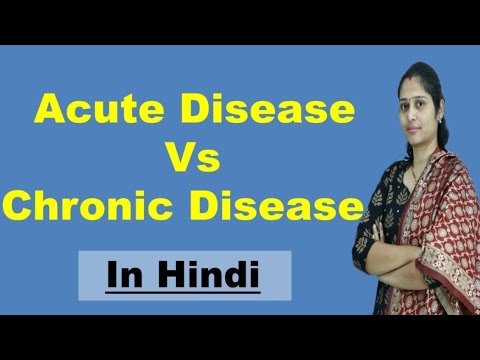 Acute Diseases vs Chronic diseases | Diseases | Types of Diseases | NEET | In Hindi