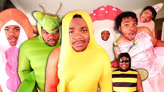 Wearing Weird Halloween Costumes you begged me to put on.