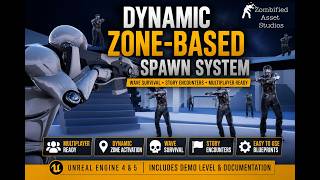 Unreal Engine - Dynamic Zone Based Enemy Spawner (Showcase)
