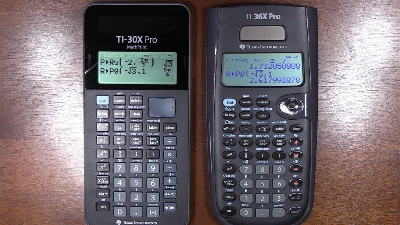 TI30X Pro MathPrint vs TI36X Pro The 30X is significantly better