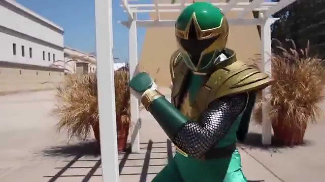 Green Samurai Ranger Fan Morph (Ninja Storm) - YouTube.